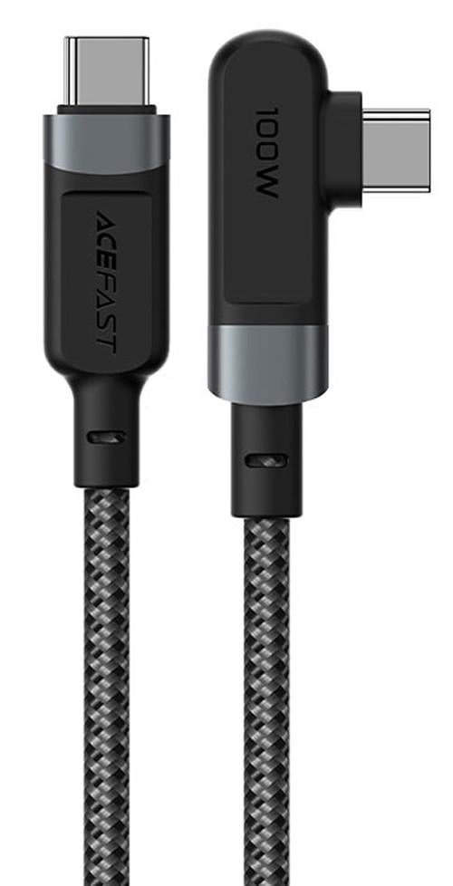 Кабель для зарядки смартфона ACEFAST C5-03 Type-C-Type-C 5 A 2 м Черный/Серый (206266) - фото 2 Кабель для зарядки смартфона ACEFAST C5-03 Type-C-Type-C 5 A 2 м Черный/Серый (206266) - фото 2