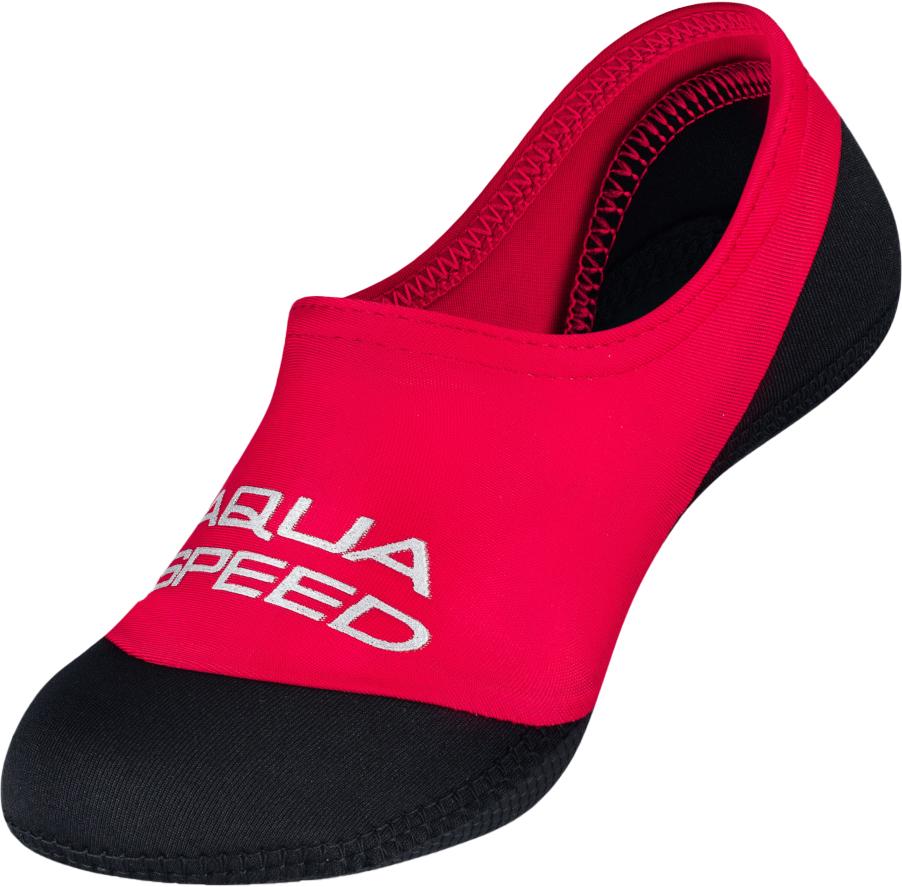 Шкарпетки для басейну Aqua Speed NEO SOCKS 7375 177-31 р. 26-27 Чорний/Червоний (5908217673756) - фото 1