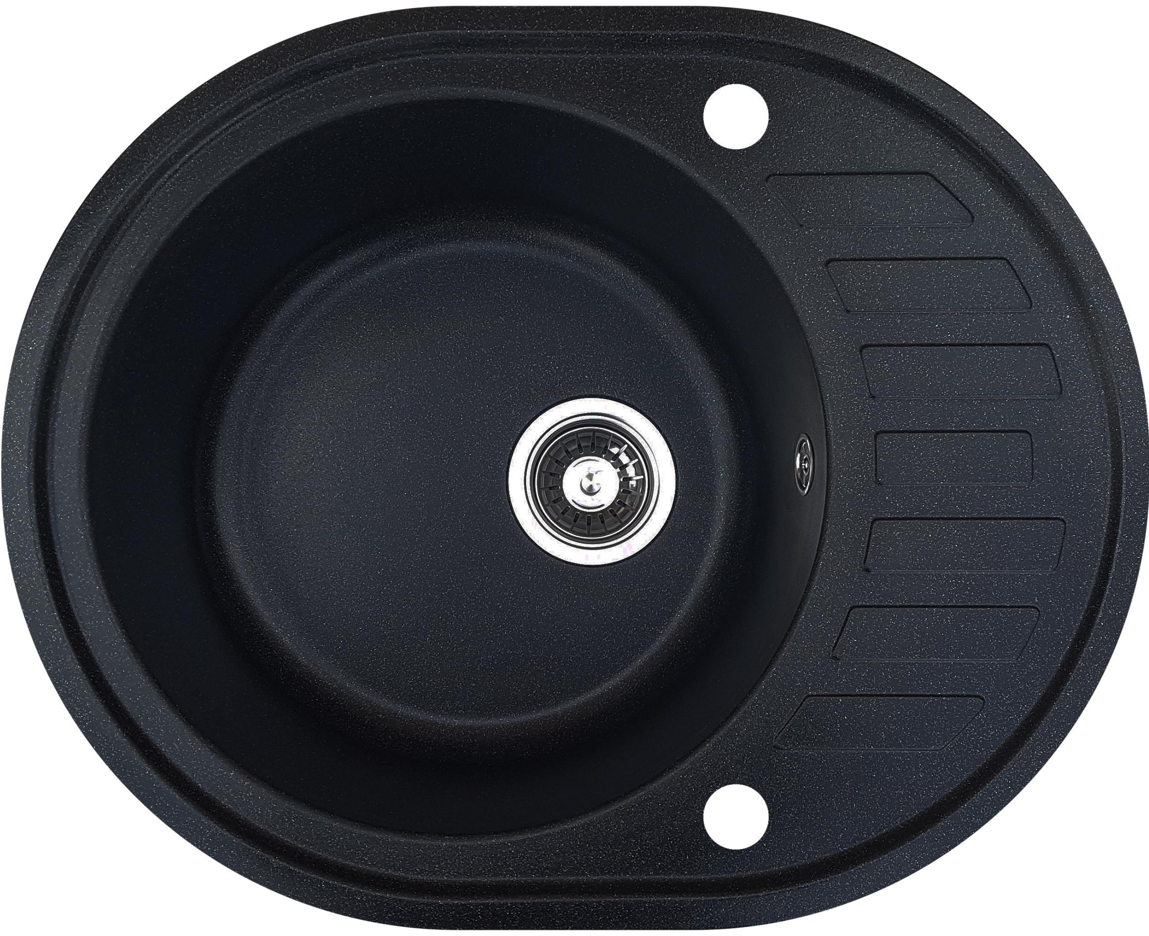 Мойка кухонная Valetti 23D 620x500 мм Черный