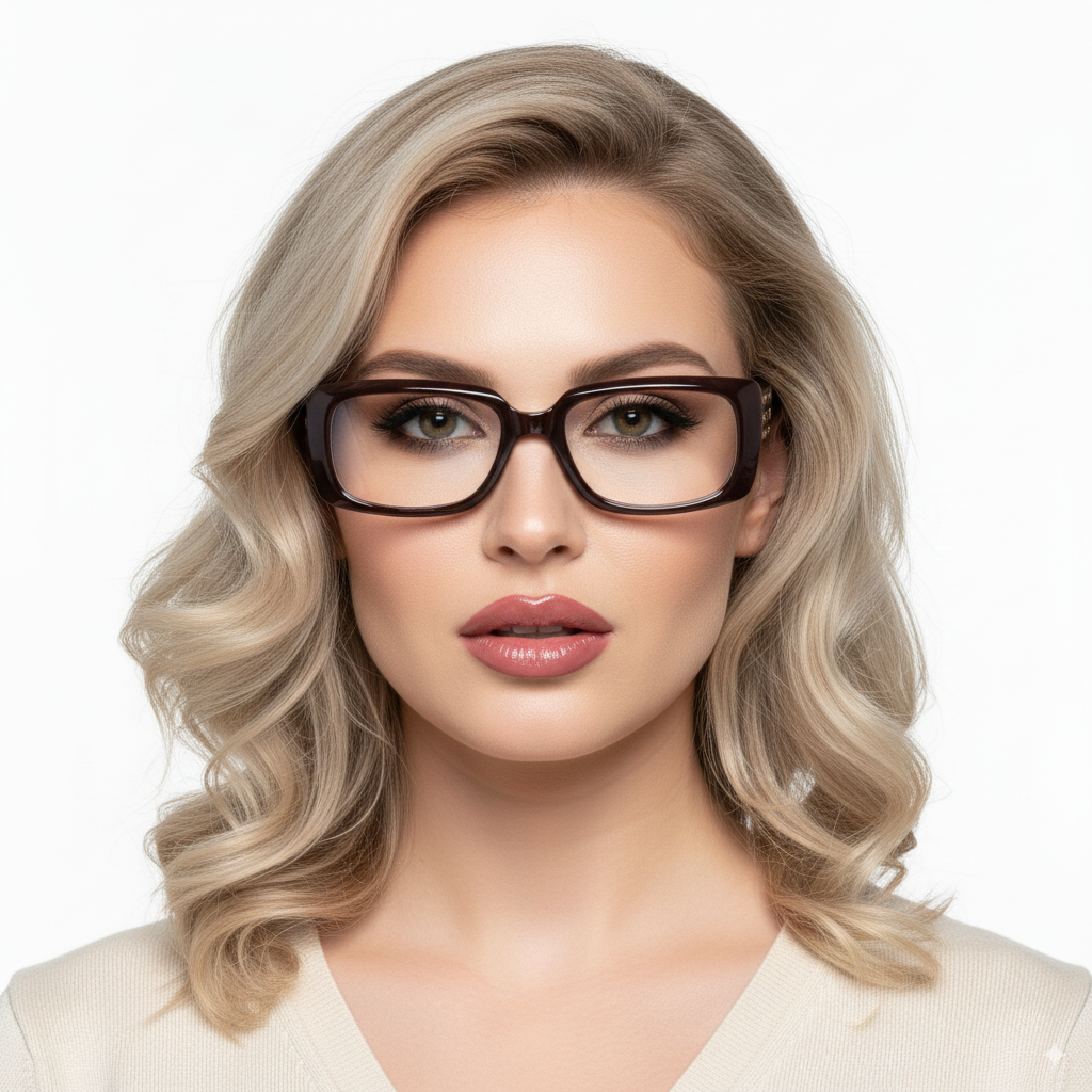 Очки женские с компьютерными линзами Blue Blocker) С3+1.5 Коричневый (039)