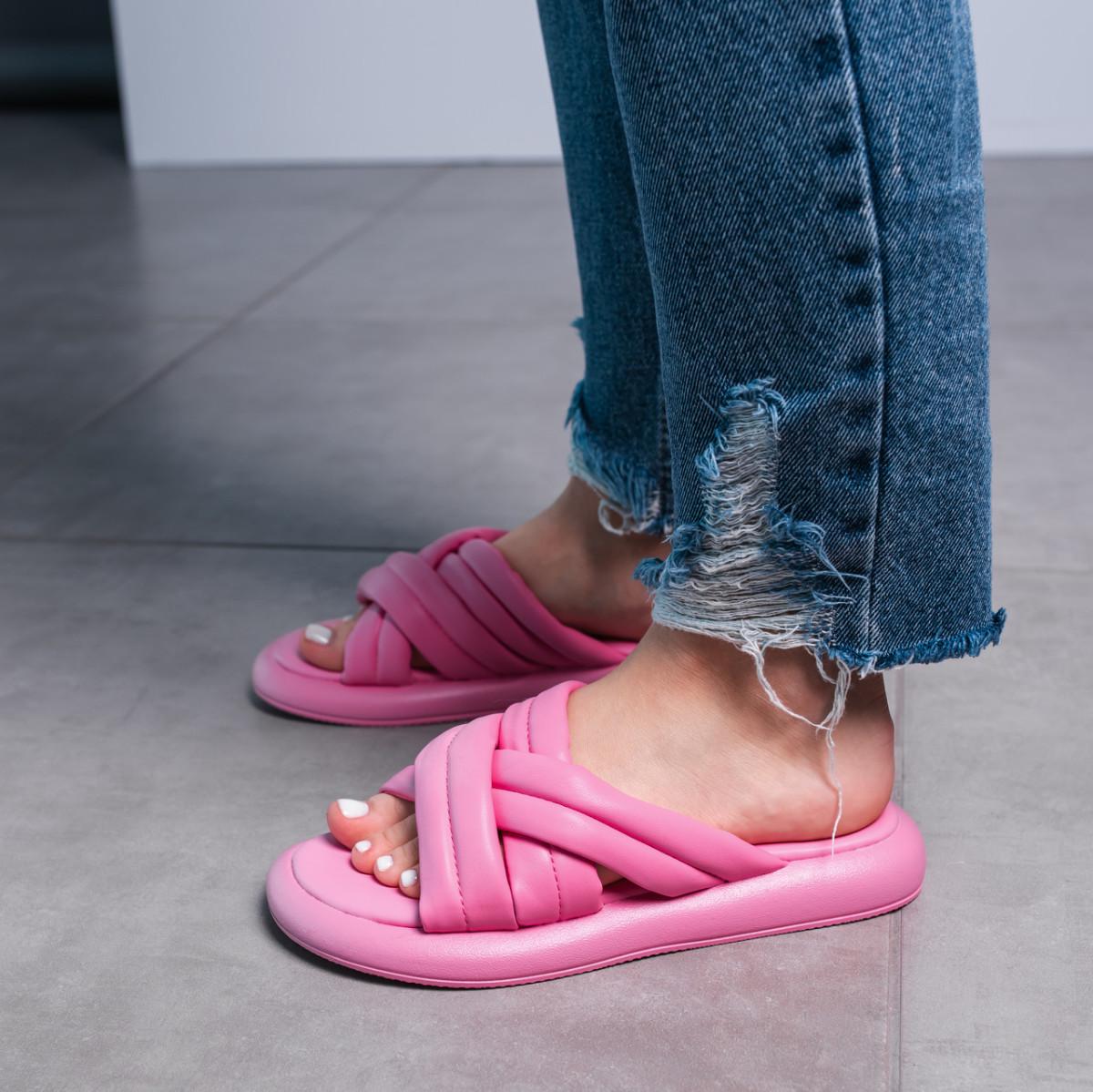 Шлепанцы женские Fashion р. 41 26 см Розовый (3622)