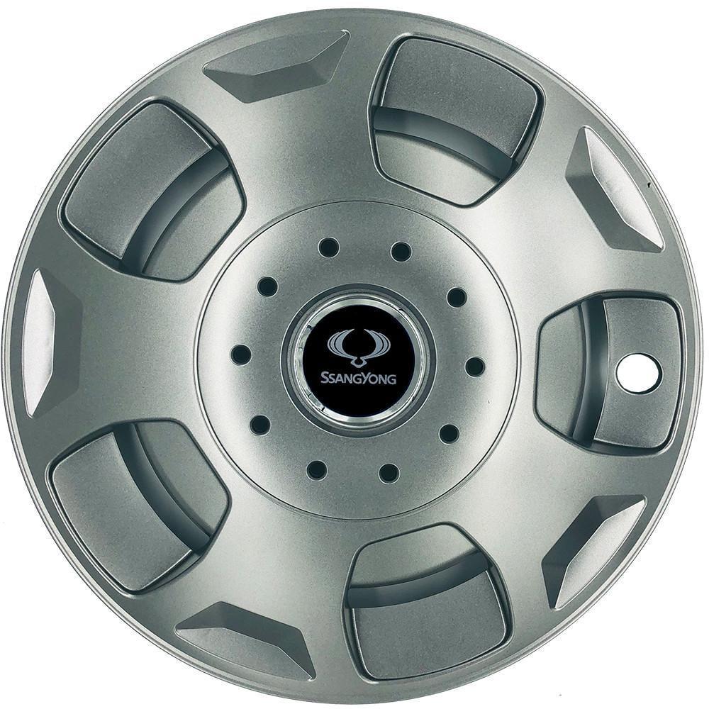Колпаки SJS 342 с логотипом SsangYong R15 4 шт. Серебристый (2789080236)