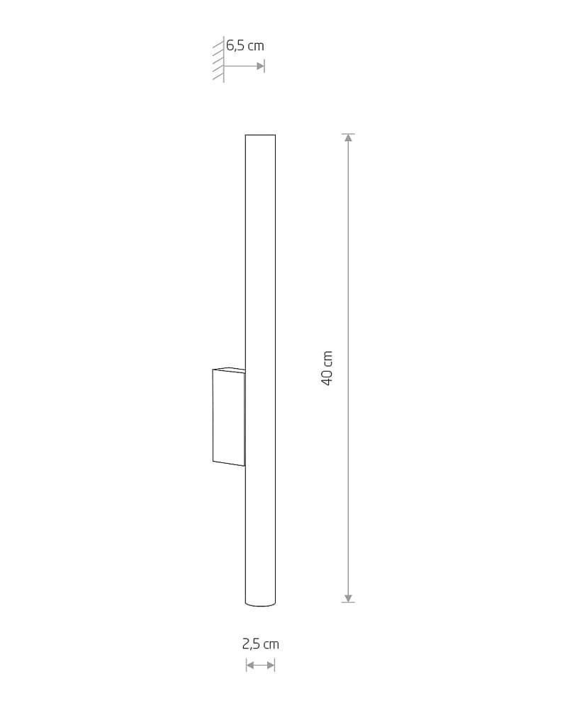 Бра LASER 8048 G9 2x10W IP20 Wh (NOW_8048) - фото 2