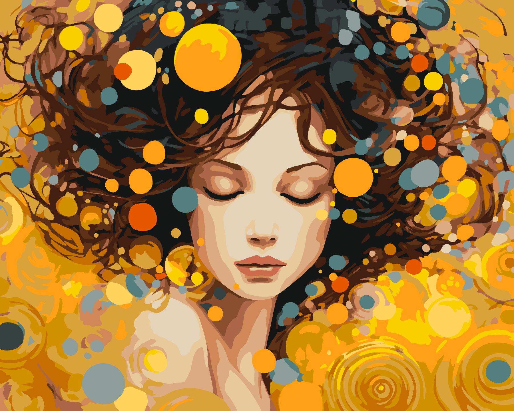 Картина по номерам Идейка Портрет элегантности 40x50 см (KHO8424)