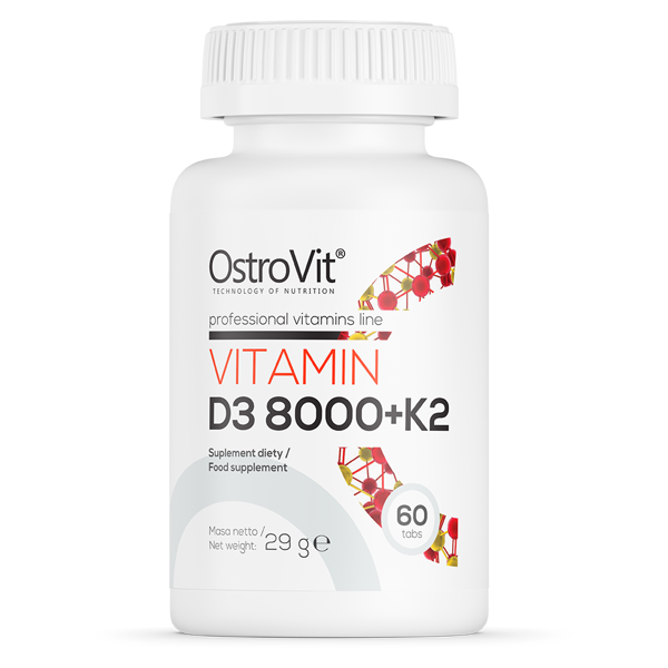 Витамин Vitamin D3 8000/K2 60 tabs