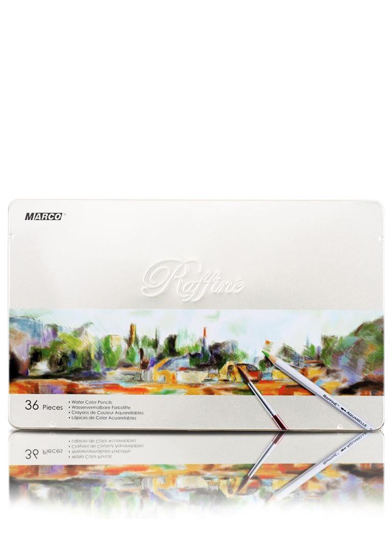 Набор карандашей Marco Raffine акварельная металлическая коробка 36 цветов (7120-36TN).