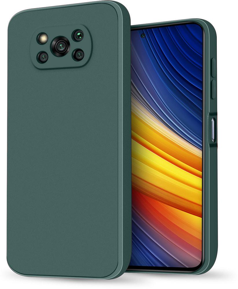 Силиконовый чехол HardCorner Xiaomi Poco X3 Pro (с микрофиброй) Green (34830-08) - фото 1