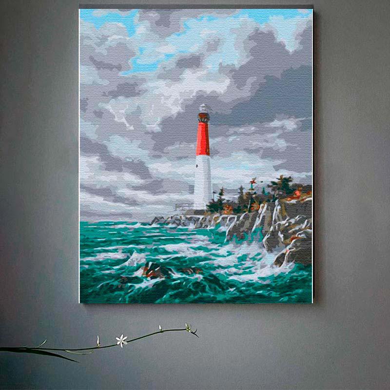 Картина за номерами ART CRAFT Морський маяк 40х50 см (10582-AC)