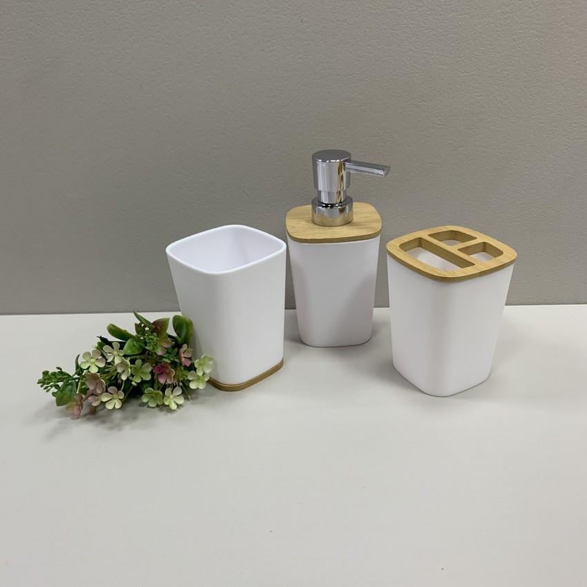 Набор аксессуаров для ванной комнаты 3 предмета Feniks Torre 76499/76505/76512 Белый (30470183)