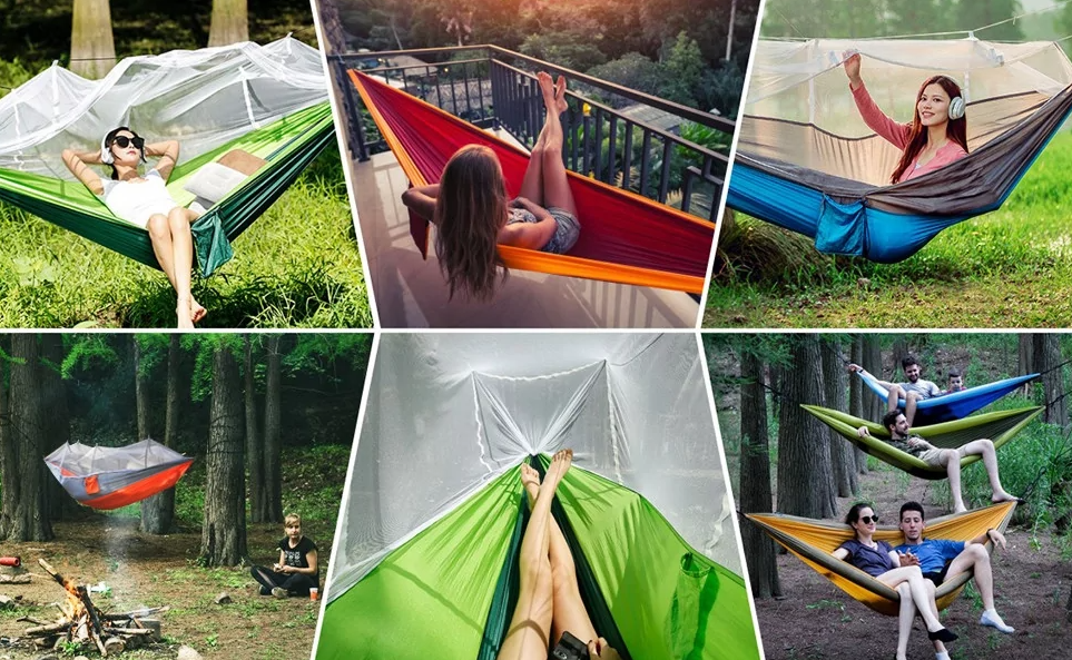 Гамак-спальный мешок с москитной сеткой (5002) - фото 10