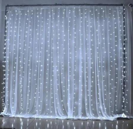 Гирлянда Водопад от сети 3x2 м 360 LED Холодный белый свет (1138) - фото 6