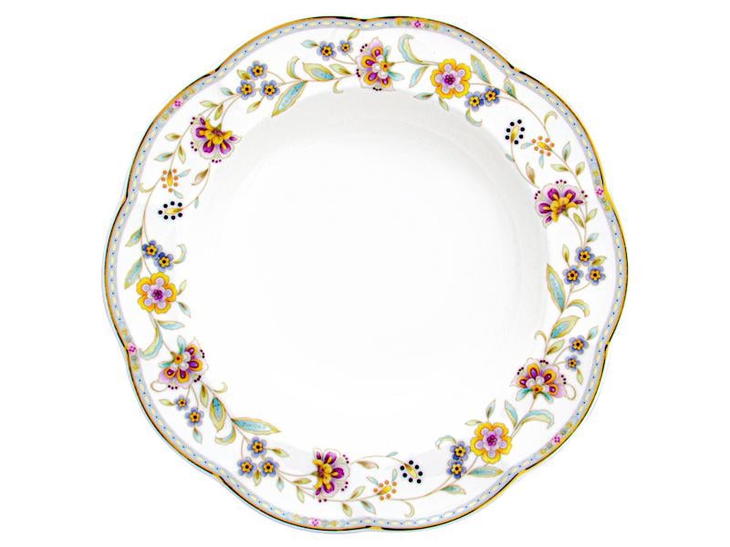 Тарелка глубокая фарфоровая Light House Аделин 25 см Белый (264-600-2)