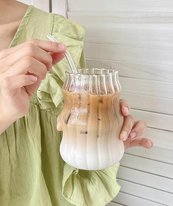 Склянка висока з кришкою та трубочкою Waves 2 15005 500 мл (5002586)