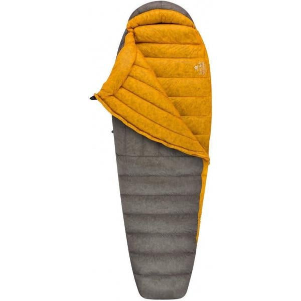 Кокон Sea to Summit Spark SpIV Long Left Zip, dark grey/yellow (ASP4-L) - фото 6