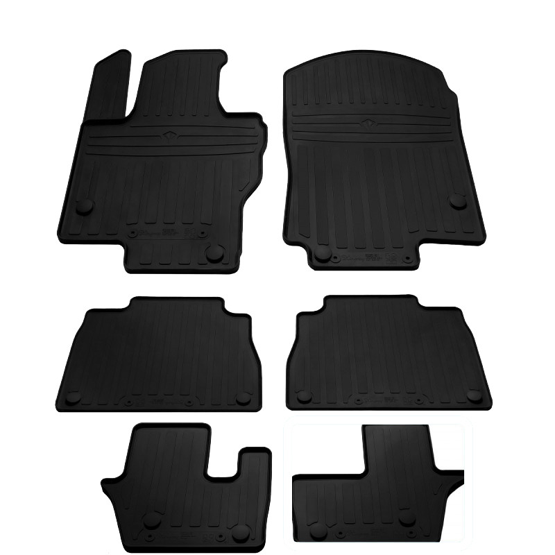 Коврики автомобильные Stingray Mercedes-Benz X167 2019- 6 шт. Черный (1545548019)