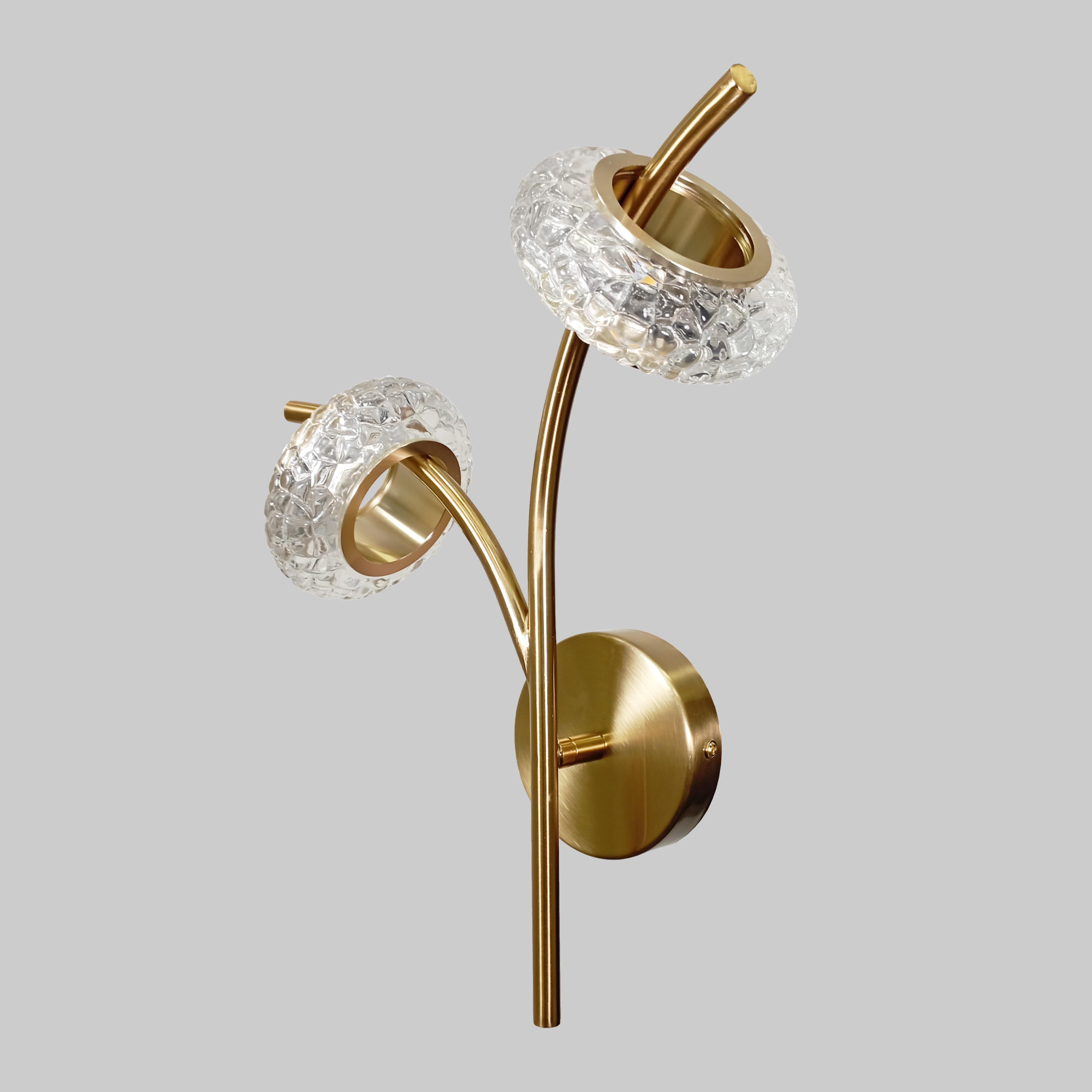 Бра светодиодное на 2 кольца 6W Бронзовый (61-V1016-2 BRZ)