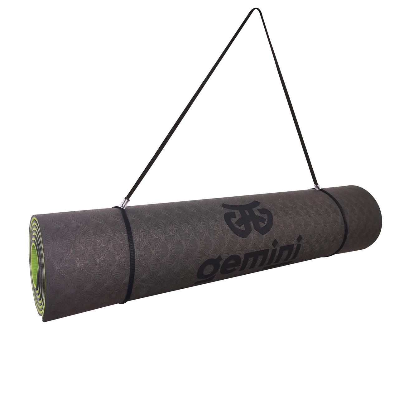 Коврик для фитнеса и йоги Gemini Pro GE-6BGR TPE/TC 6 мм (2012936381) - фото 5 Коврик для фитнеса и йоги Gemini Pro GE-6BGR TPE/TC 6 мм (2012936381) - фото 5