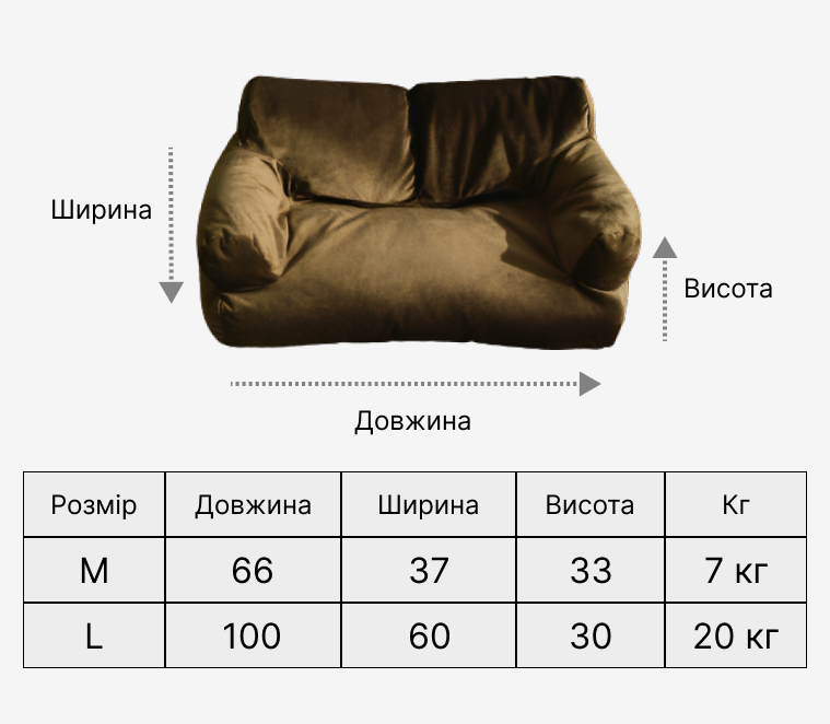 Диванчик-лежанка Incor велюровый для собак и котов 66х37х33 см Серый (663733) - фото 10