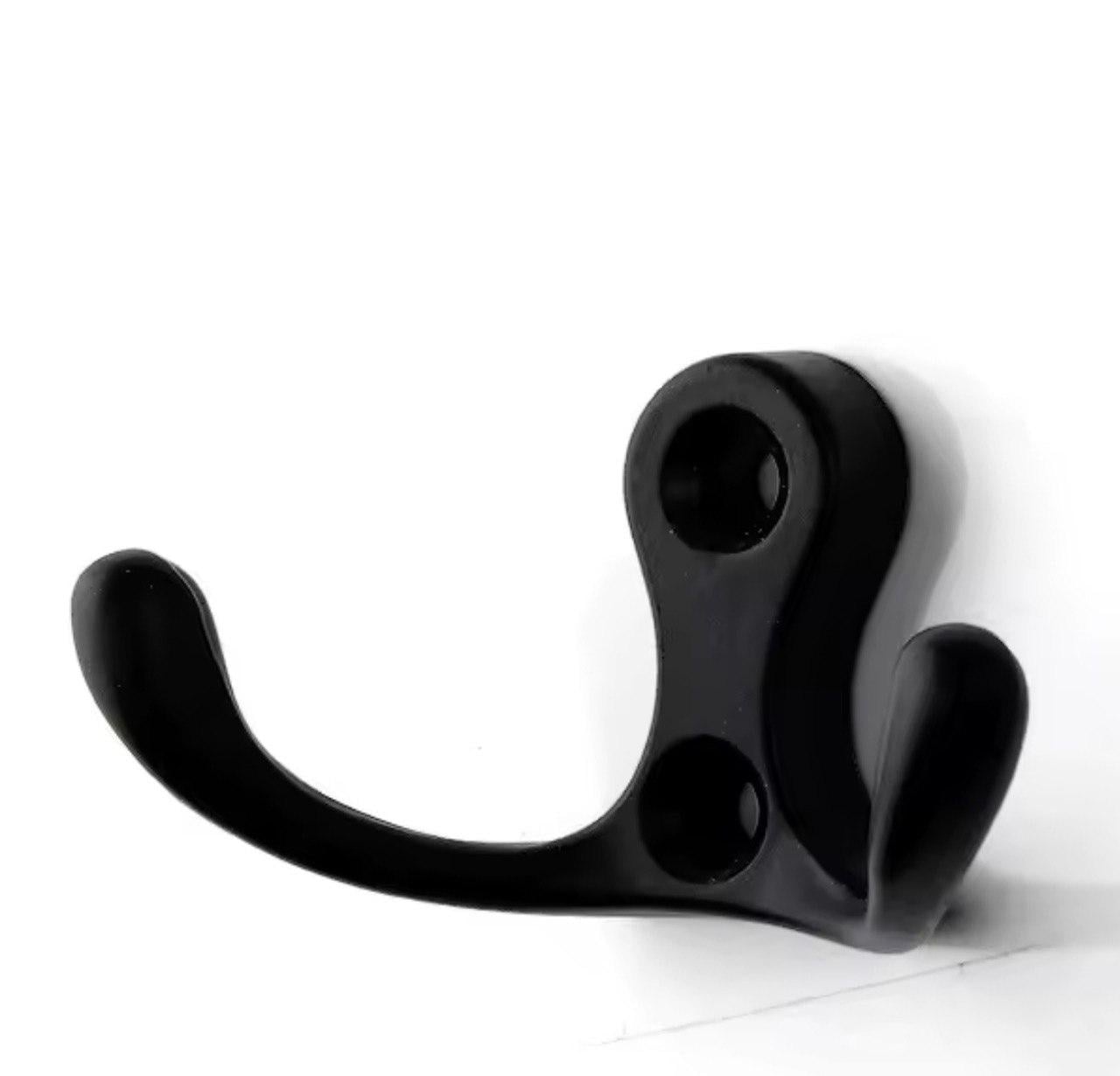 Набір гачків меблевих ЕР45075 з саморізами 2 шт. Чорний