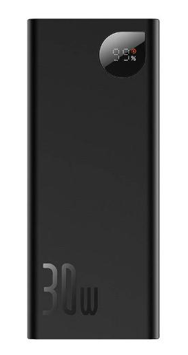 Павербанк Baseus Adaman Metal 20000 mAh 30 W Black (PPAD030001) - фото 1