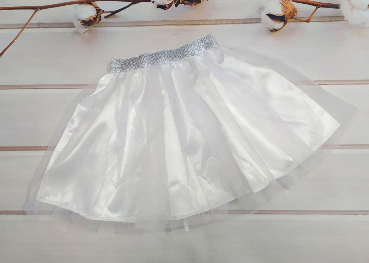 Спідниця дитяча PumPoni з фатину 128 см Білий (0136381/128)