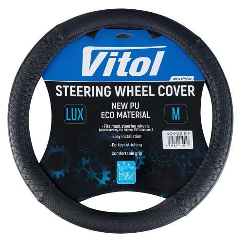 Чехол на руль VLOD-24UC29 BK M Черный