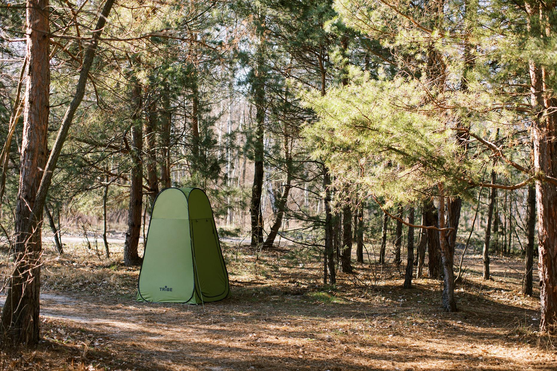 Намет для душу/туалету санітарний Tribe Shower Lite Olive (T-AC-0002) - фото 15 Намет для душу/туалету санітарний Tribe Shower Lite Olive (T-AC-0002) - фото 15