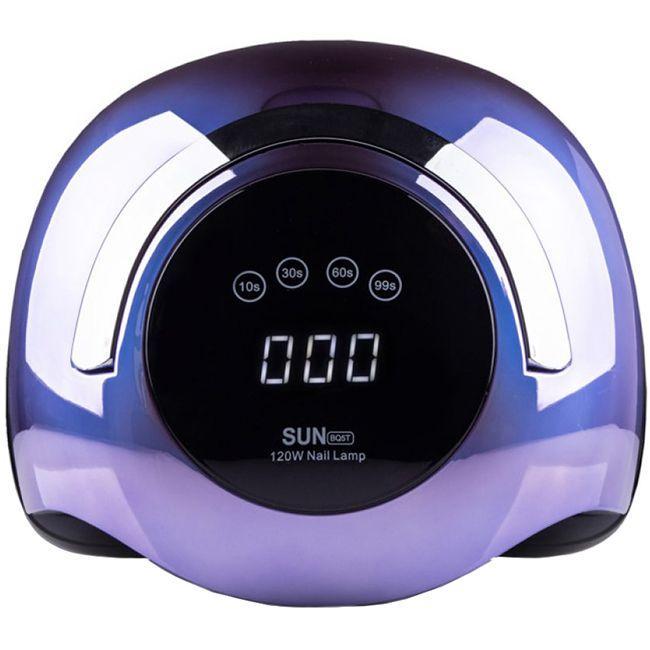Лампа UV/LED BLUEQUE BQ5T Chrom Mirror 120 Вт Фиолетовый