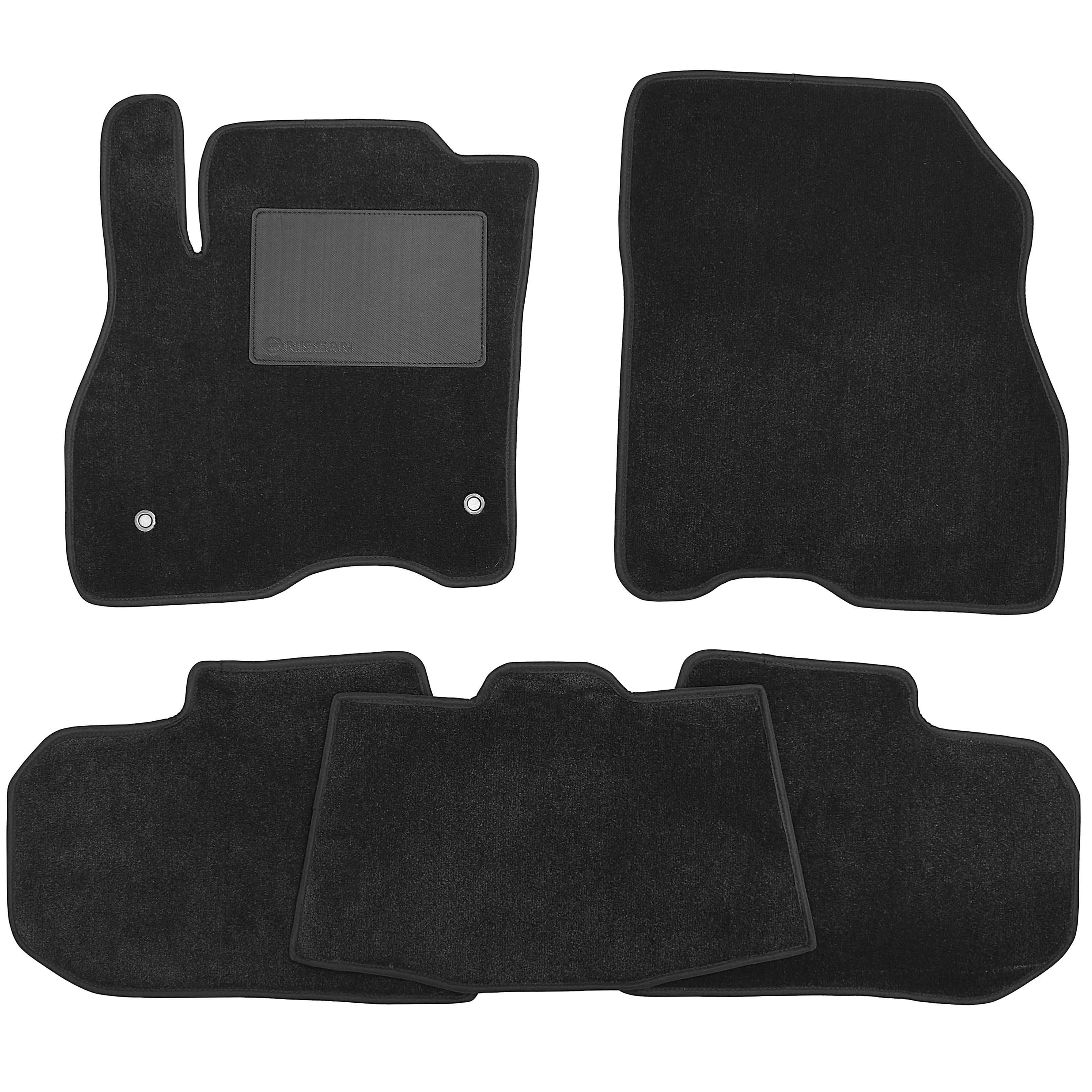 Коврики в салон Optimal для Nissan Leaf 2010-2017 текстильные Черный (165296)