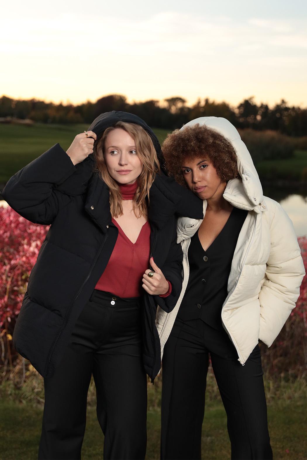 Куртка пуховик жіноча FLoveTouch M/L Молочний (KP_007W/m) - фото 2 Куртка пуховик жіноча FLoveTouch M/L Молочний (KP_007W/m) - фото 2