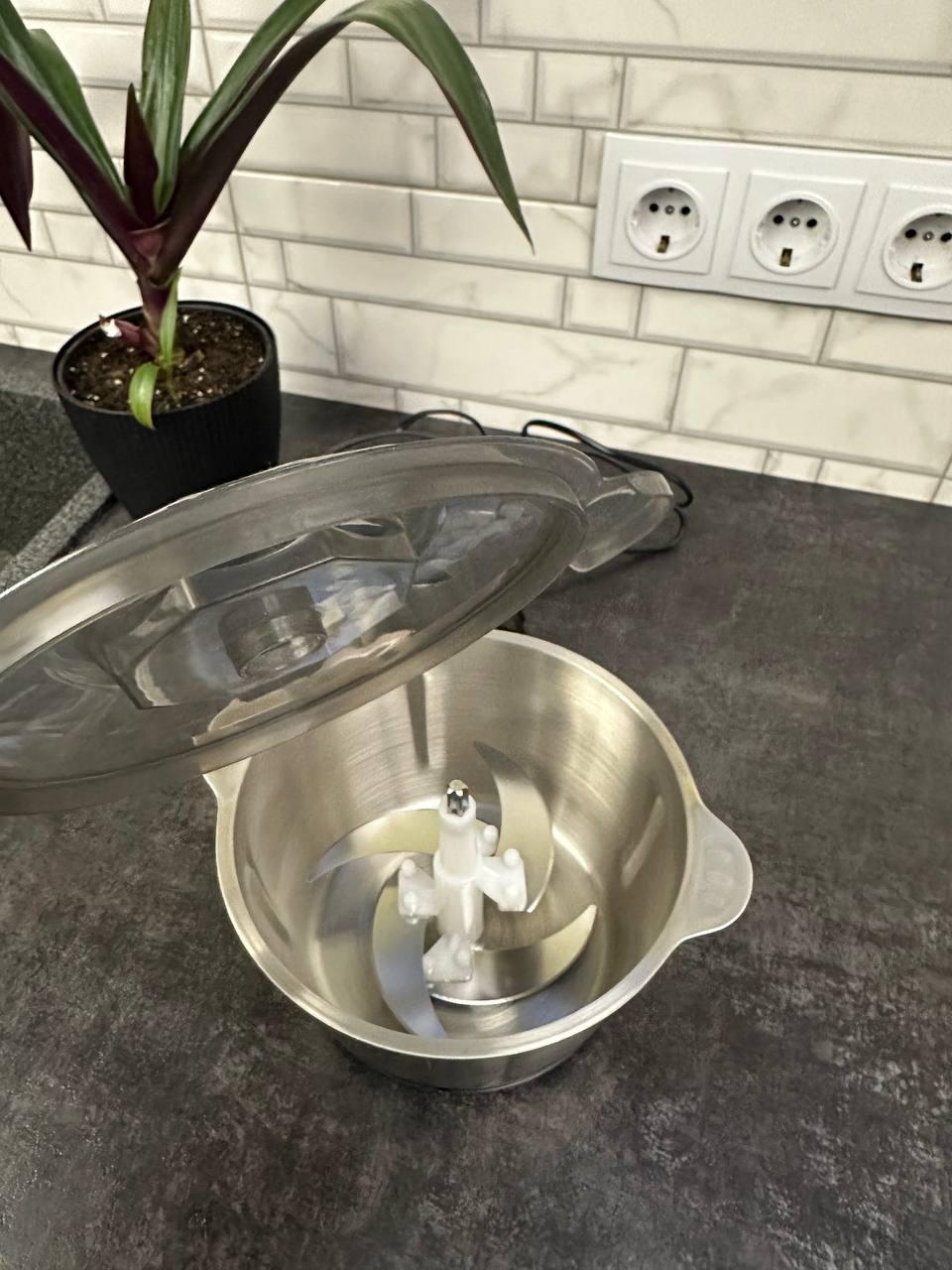 Блендер з металевою чашею 1200 Вт 2 л Чорний - фото 5 Блендер з металевою чашею 1200 Вт 2 л Чорний - фото 5