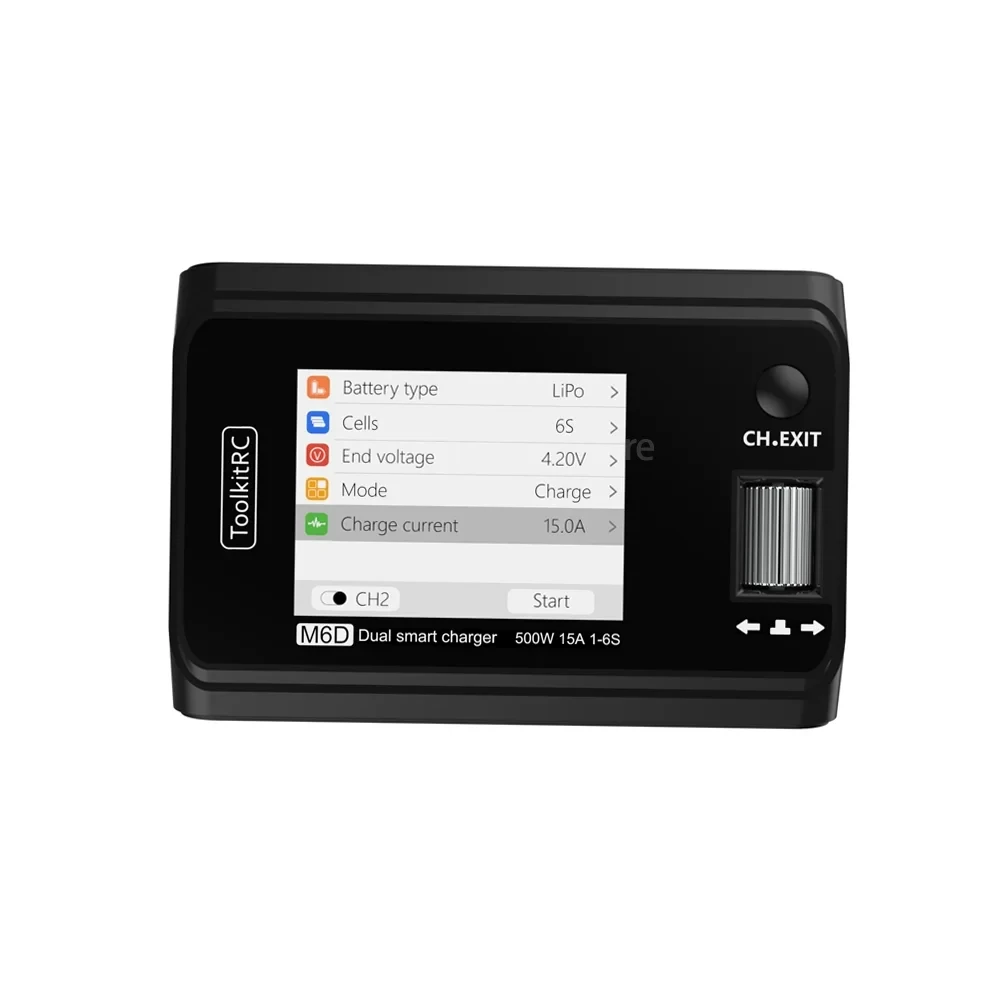 Зарядное устройство ToolkitRC M6D 500W 15A DC с двумя выходами для 1-6S Lipo LiHV Lion NiMh Pb Battery FPV (24685245) - фото 2 Зарядное устройство ToolkitRC M6D 500W 15A DC с двумя выходами для 1-6S Lipo LiHV Lion NiMh Pb Battery FPV (24685245) - фото 2
