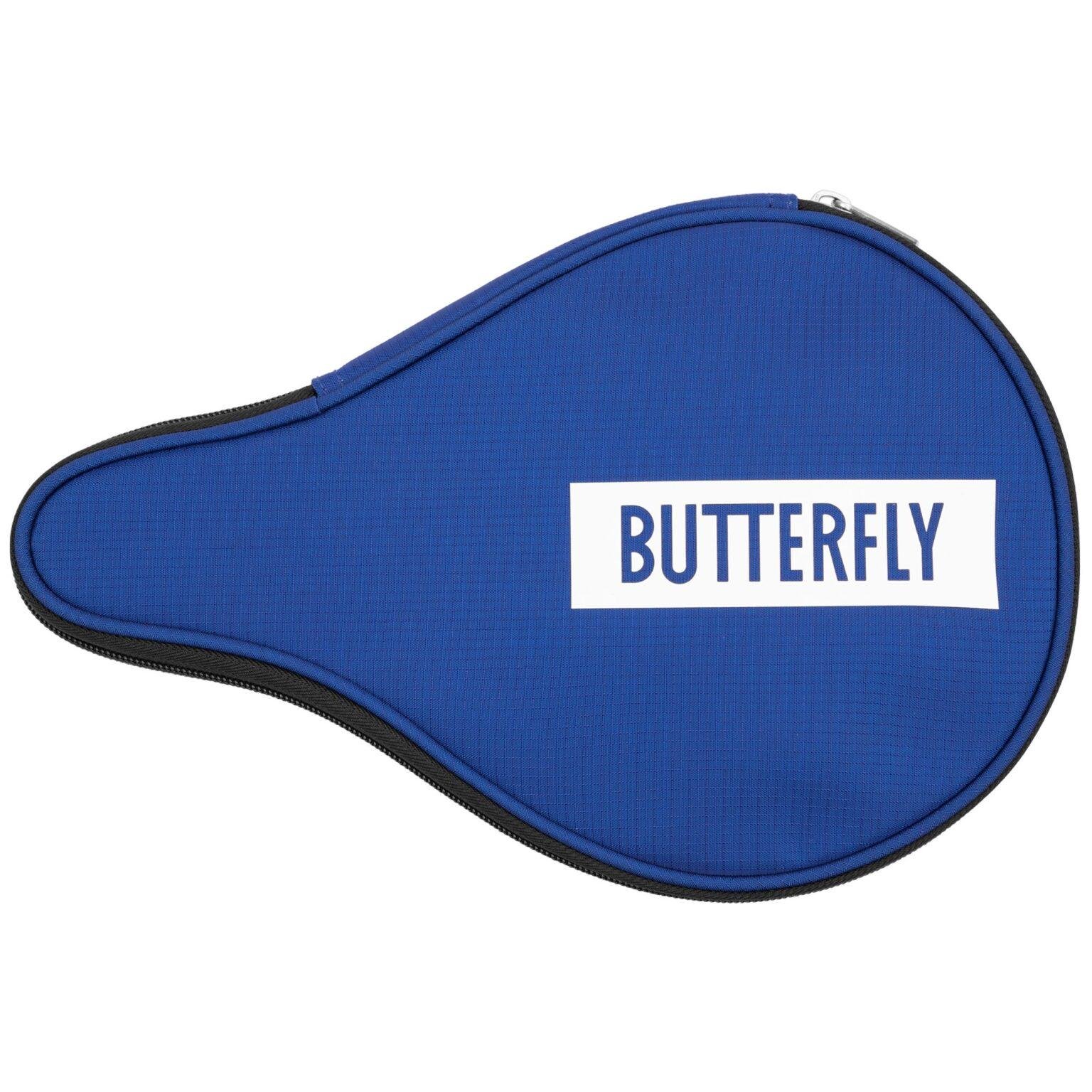 Чохол на ракетку для настільного тенісу BUTTERFLY Logo Case Round Синій