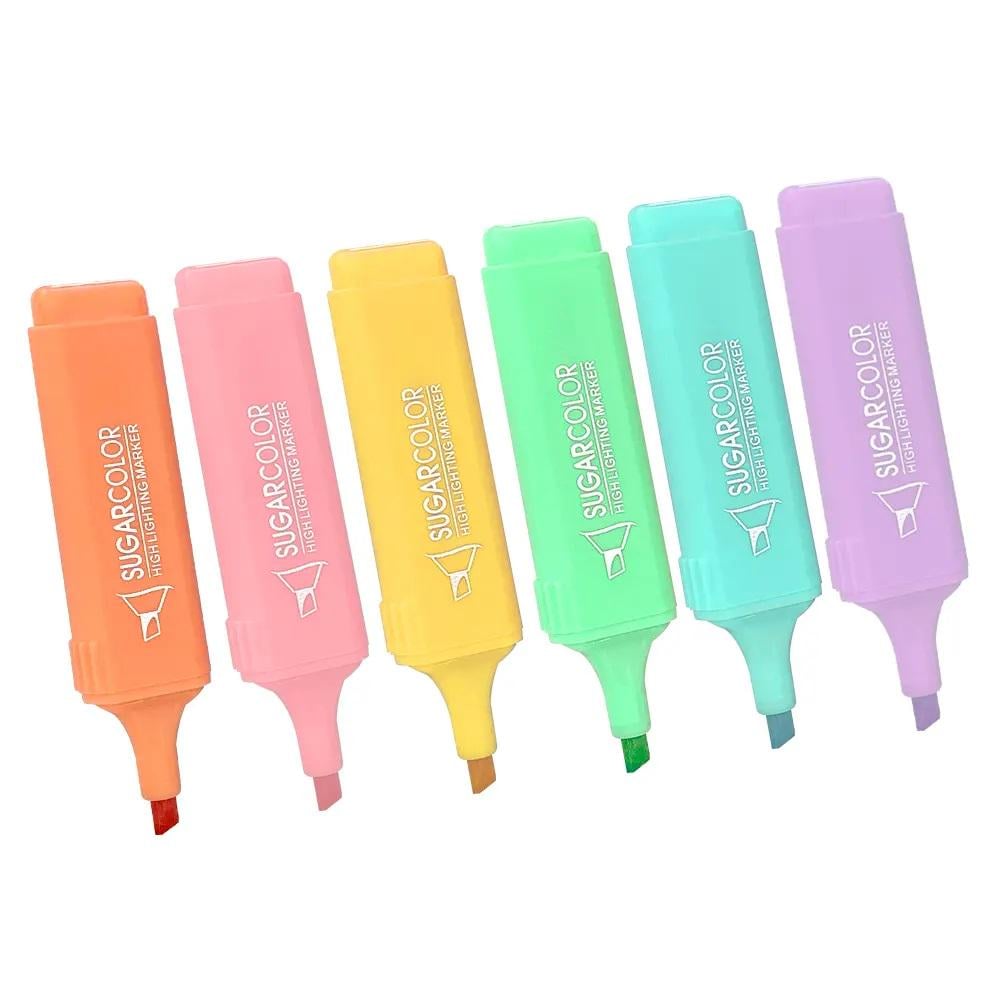 Маркер текстовый Stenson WW00883 6 цветов (594641)