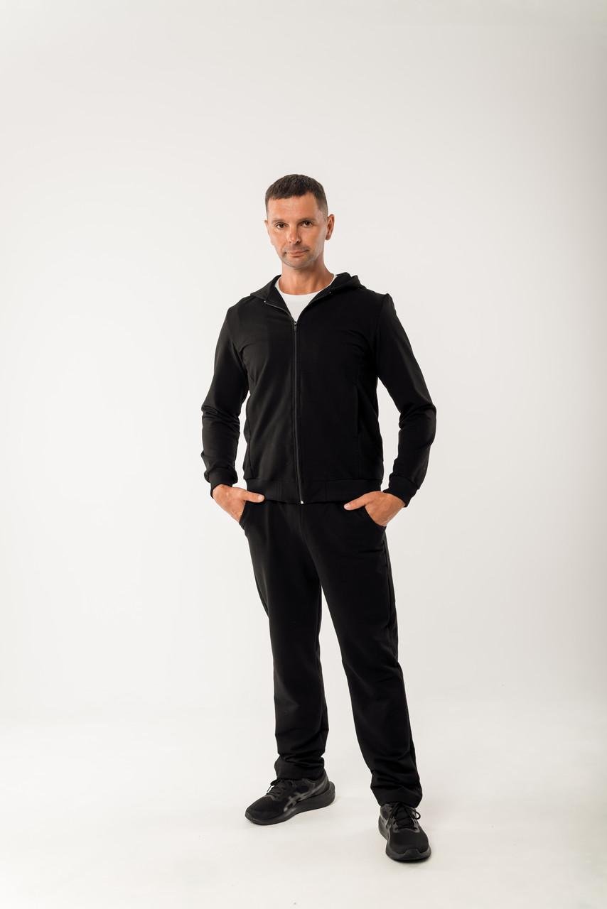 Спортивний костюм чоловічий р. 60 Чорний (101326/60)