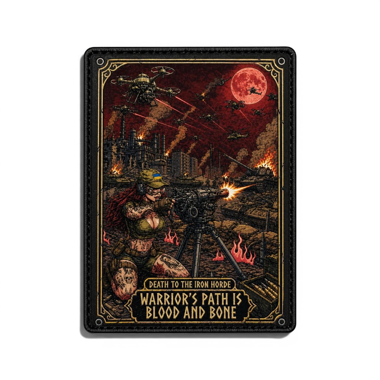 Шеврон Death to the iron horde (34418052)