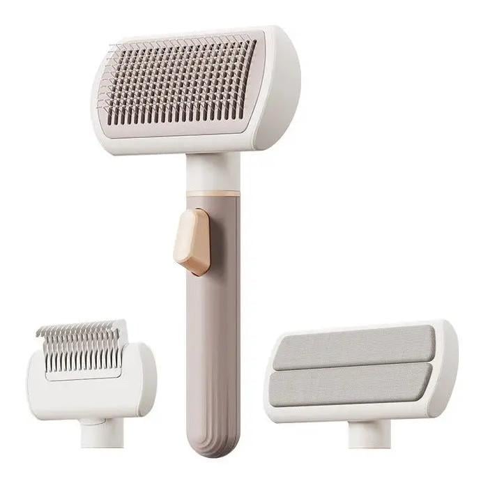 Щітка для вичісування собак та кішок Multifunctional Pet Comb 3в1 (3_06666)