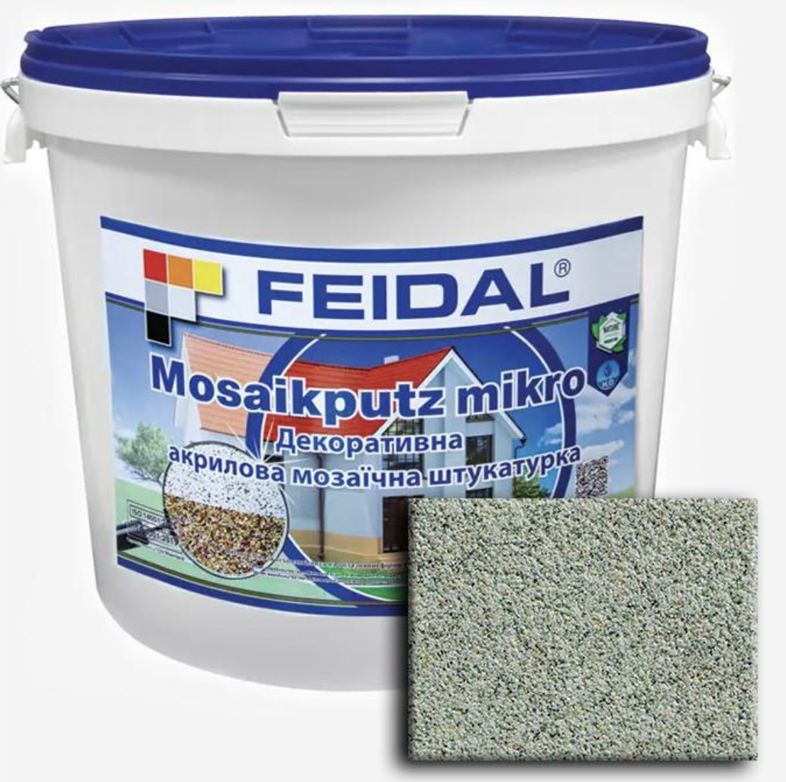 Декоративна штукатурка акрилова Feidal Mosaikputz mikro M02 мозаїчна 15 кг (27581873)