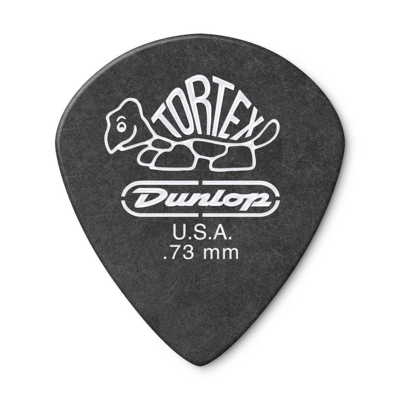 Медіатор Dunlop 482P.73 Tortex Pitch Black Jazz III 0,73 мм 12 шт. (125384)