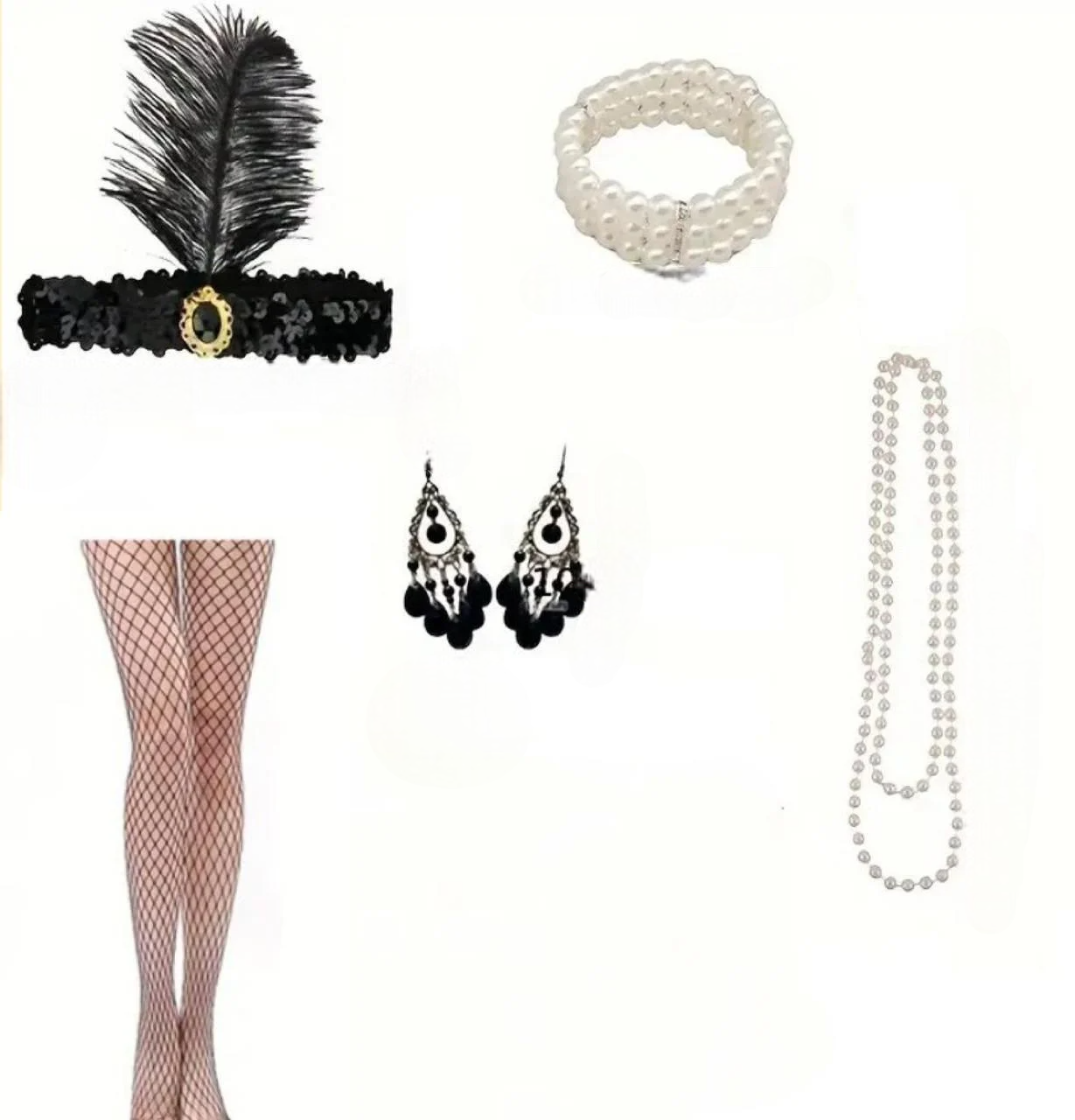 Аксесуари діви епохи Великого Гетсбі No7 для вечірки в стилі Чикаго (2607149530)