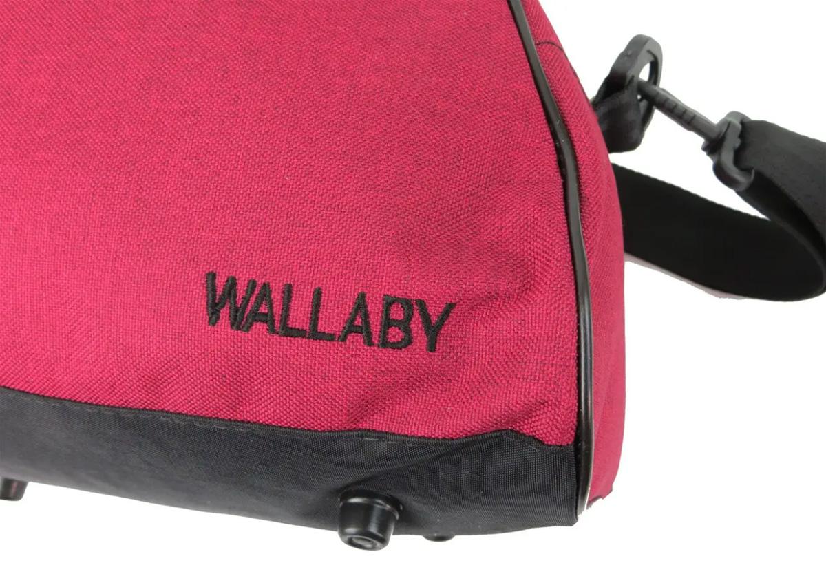 Сумка дорожная Wallaby 213 25х43 см Бордовый (S213004) - фото 7