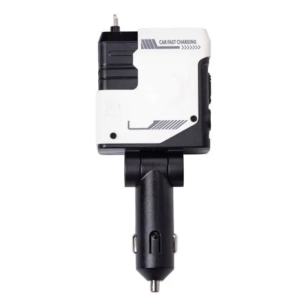 Зарядное устройство автомобильное 4в1 с выдвижным кабелем Белый (HP-A1W) - фото 3 Зарядное устройство автомобильное 4в1 с выдвижным кабелем Белый (HP-A1W) - фото 3