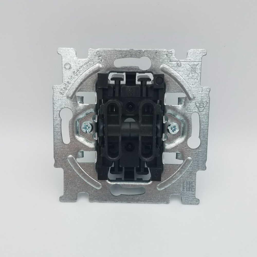 Выключатель двухклавишный Basic55 б/р Белый (2006/5 UC-94-507) - фото 4 Выключатель двухклавишный Basic55 б/р Белый (2006/5 UC-94-507) - фото 4