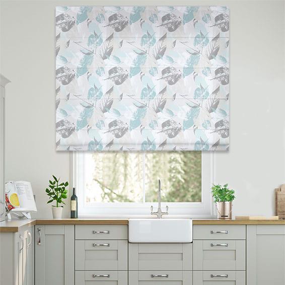 Римская штора система Classic InHt Принт 10-3 Листья 60х170 см Разноцветный (10770)