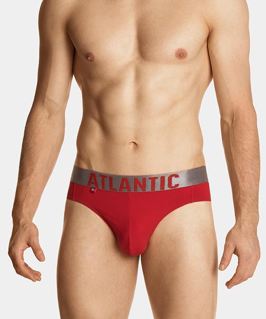 Трусы мужские спортивные Atlantic 3MP-130 хлопок L 3 шт. Темно-синий/Деним/Красный (3SMP-130LGRA/DENJ/CZE) - фото 2 Трусы мужские спортивные Atlantic 3MP-130 хлопок L 3 шт. Темно-синий/Деним/Красный (3SMP-130LGRA/DENJ/CZE) - фото 2