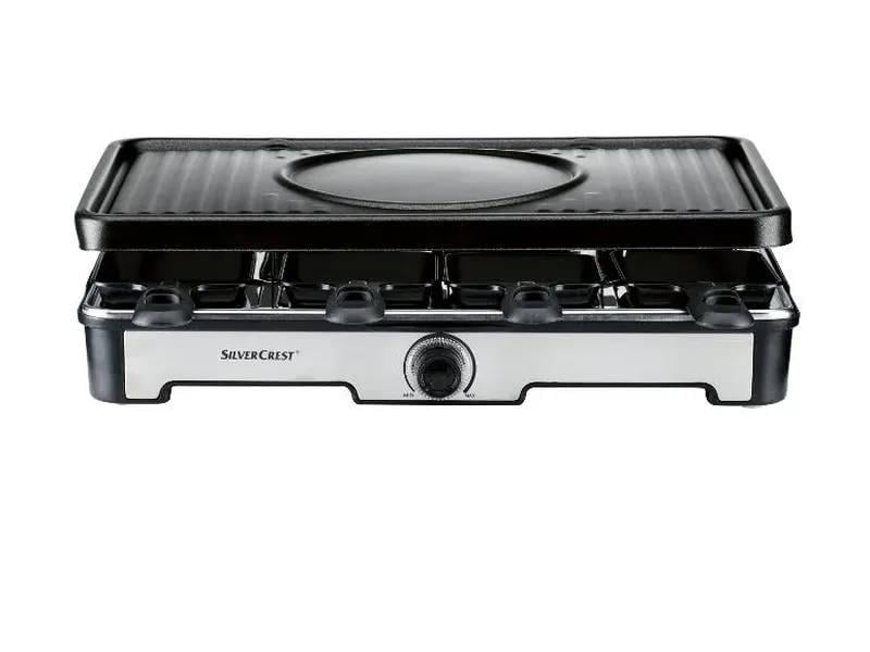 Раклет Silver Crest SRGF 1400A1 3в1 з набором для фондю на 8 осіб (200968)