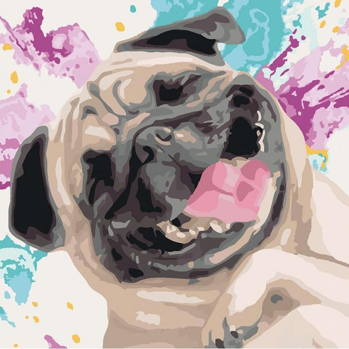 Картина по номерам Идейка Любимый весельчак 2 30x30 см (skl-КНО4162)