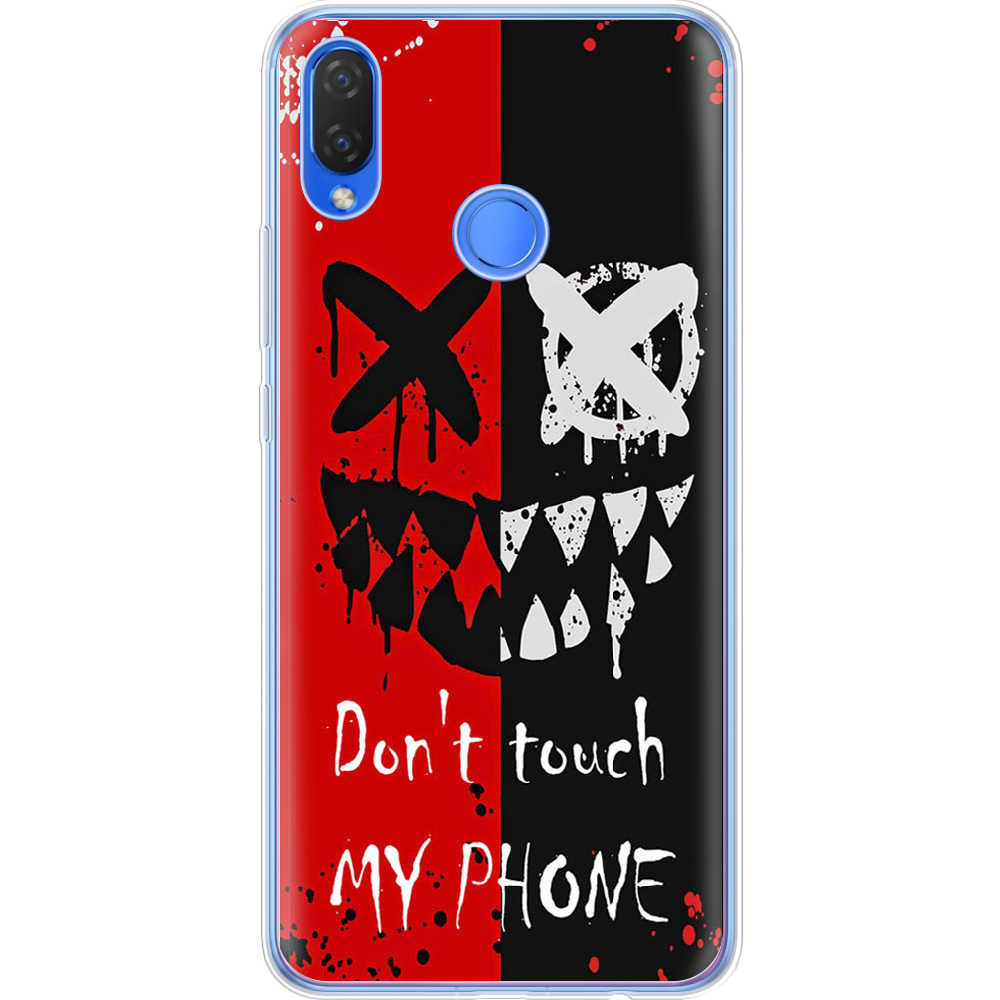 Чехол BoxFace Huawei P Smart Plus Bad Smile Прозрачный силикон (34912-up2468-34912)