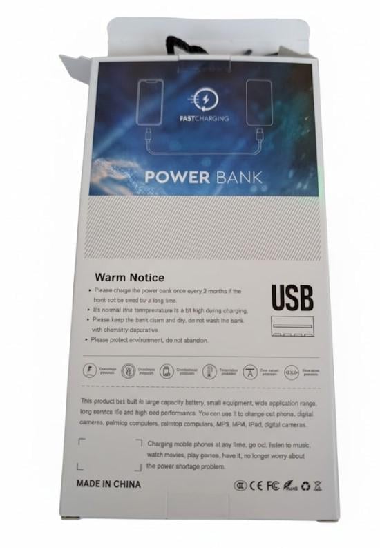 Повербанк универсальный Li-ion USB Type-C Lightning с фонарем и кабелями 50000 mAh (2104618801) - фото 9 Повербанк универсальный Li-ion USB Type-C Lightning с фонарем и кабелями 50000 mAh (2104618801) - фото 9