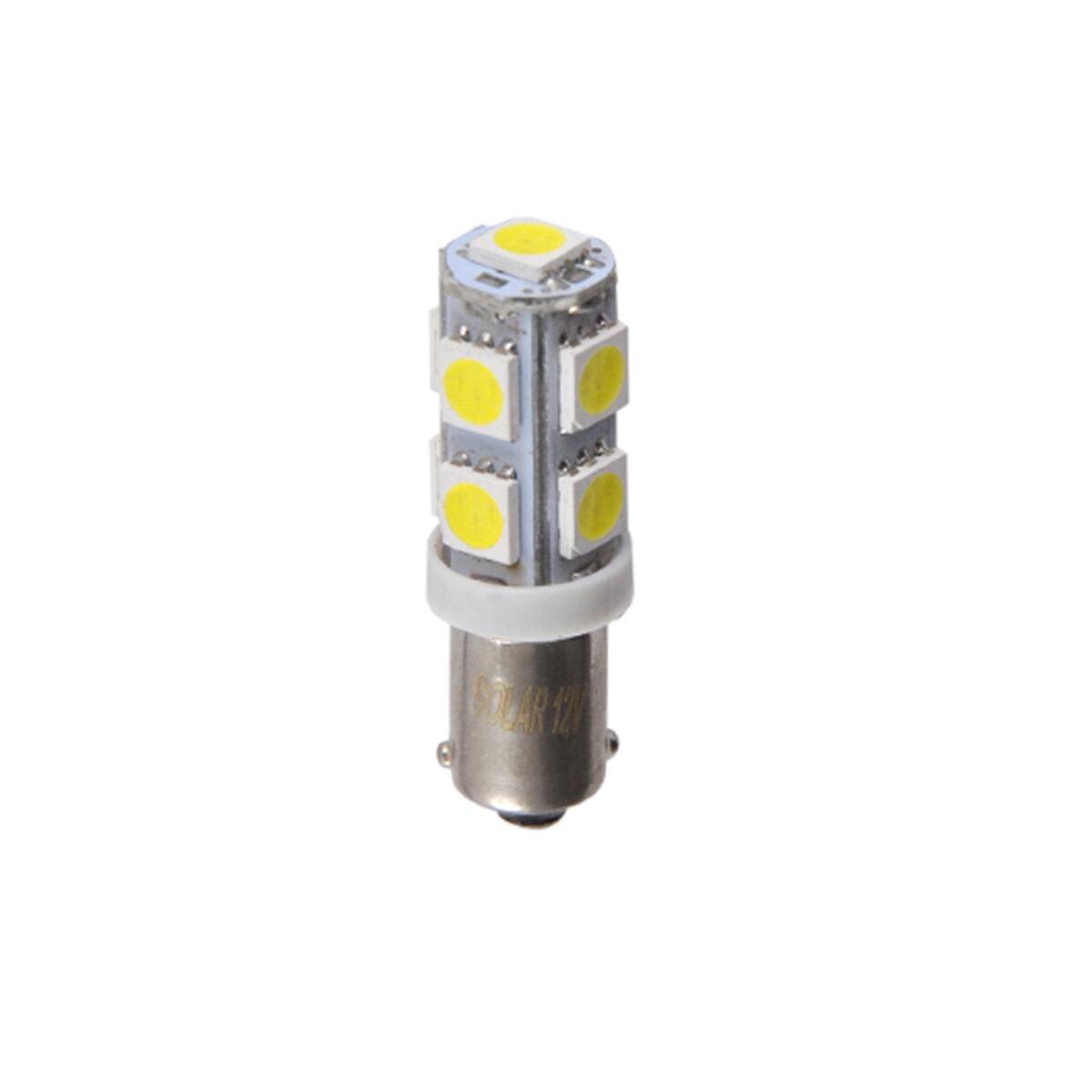 Лампа автомобильная Solar 2шт. 12 V T8,5 BA9S 9SMD 5050 White